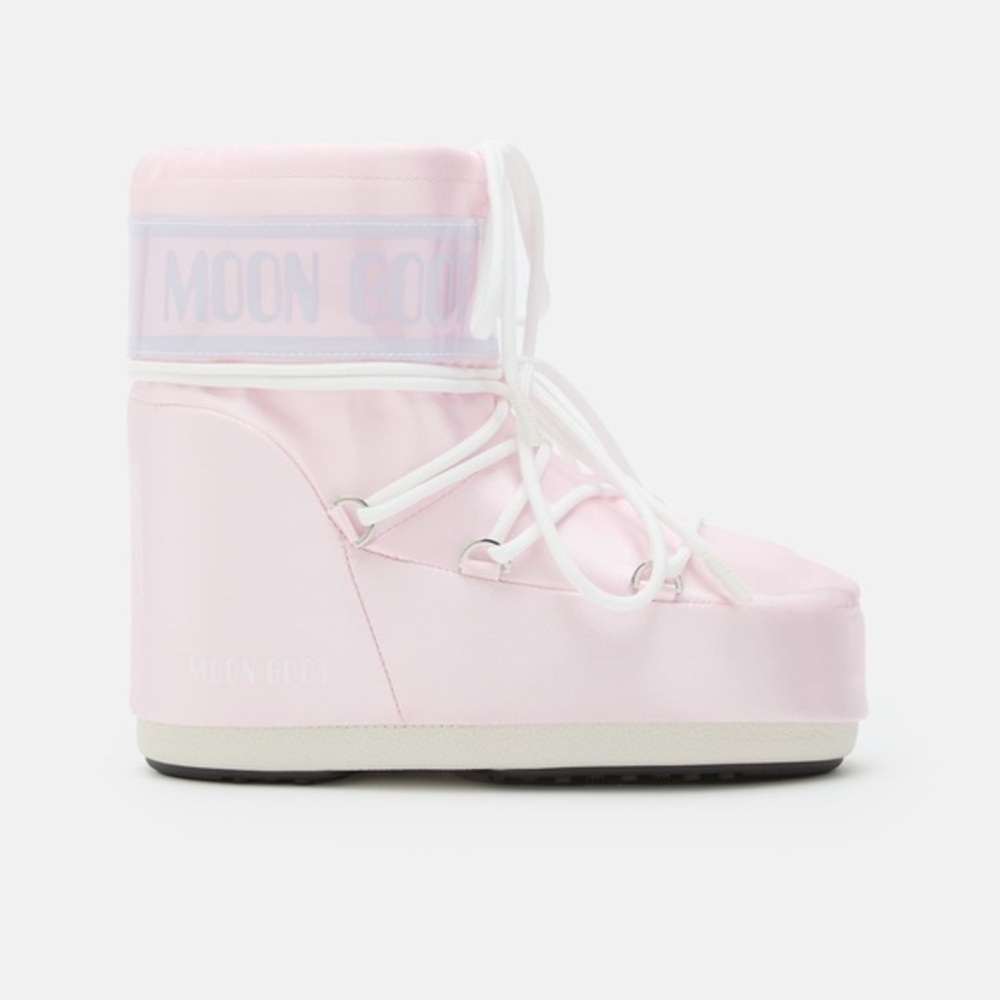 Moon Boot Icon Low Rose Pearly Boots Rose